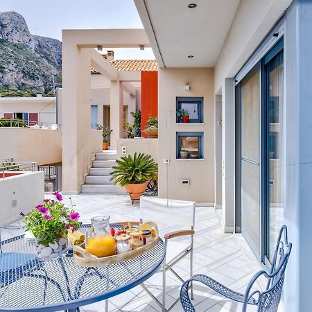 Monemvasia Modern Flat With Panoramic Sea View Eksteriør billede