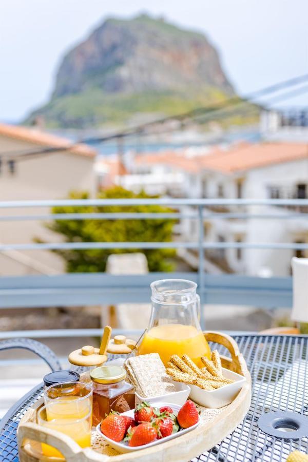 Monemvasia Modern Flat With Panoramic Sea View Eksteriør billede