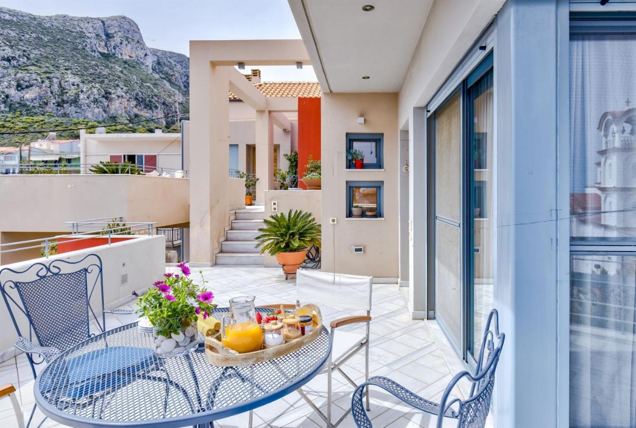 Monemvasia Modern Flat With Panoramic Sea View Eksteriør billede